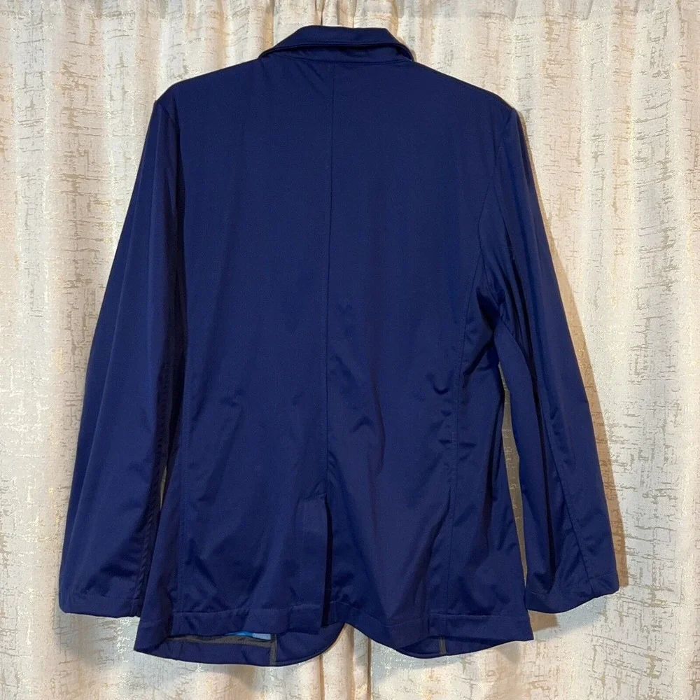 NWT Little Donkey Andy Travel Blazer Mens Medium Navy Blue Technical Stretch